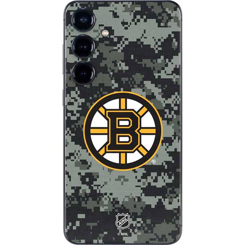 NHL Boston Bruins Camo Galaxy S25 Plus Skin