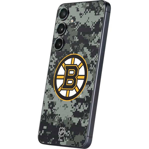 NHL Boston Bruins Camo Galaxy S25 Skin