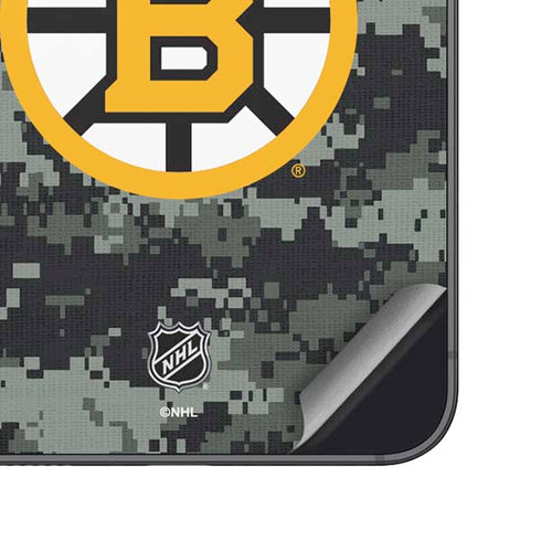 NHL Boston Bruins Camo Galaxy S24 Skin