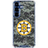 NHL Boston Bruins Camo Galaxy S25 Clear Case