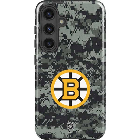 NHL Boston Bruins Camo Galaxy S25 Impact Case
