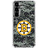 NHL Boston Bruins Camo Galaxy S26 Clear Case