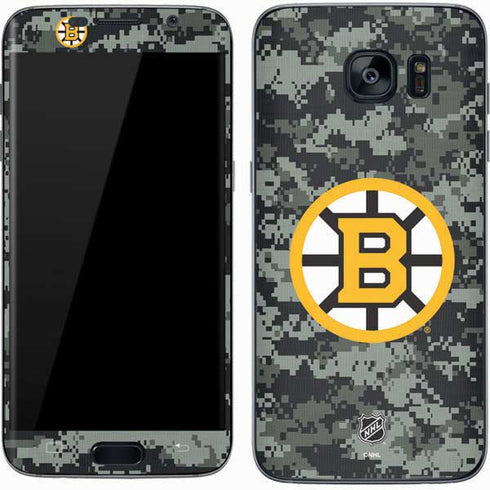 NHL Boston Bruins Camo Galaxy S7 Skin