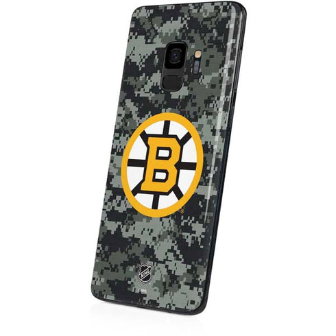 NHL Boston Bruins Camo Galaxy S9 Skin