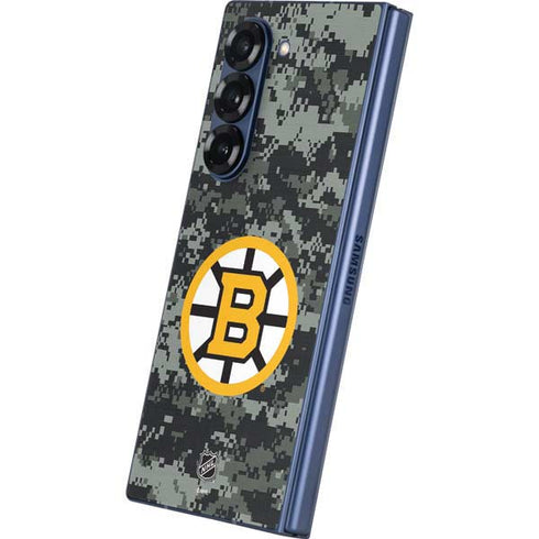 NHL Boston Bruins Camo Galaxy Z Fold6 Skin