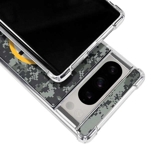 NHL Boston Bruins Camo Google Pixel 8 Pro Clear Case