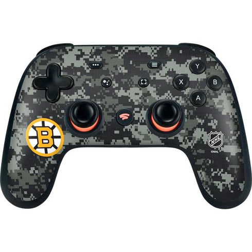 NHL Boston Bruins Camo Google Stadia Controller Skin