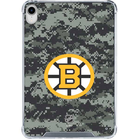 NHL Boston Bruins Camo iPad 11th Gen (2025) Clear Case