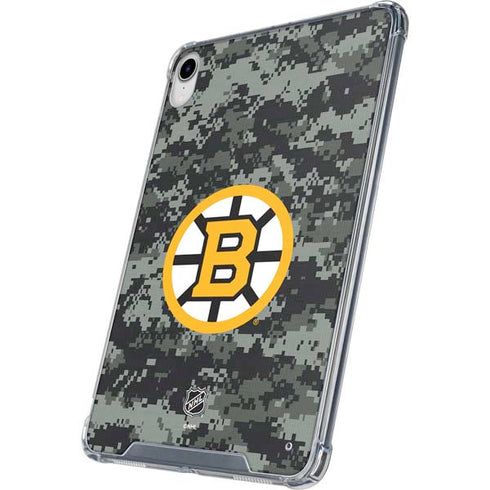 NHL Boston Bruins Camo iPad 11th Gen (2025) Clear Case