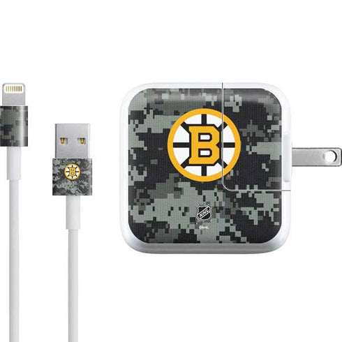 NHL Boston Bruins Camo iPad Charger (10W USB) Skin