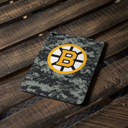 NHL Boston Bruins Camo Apple iPad Pro Skin