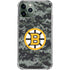 NHL Boston Bruins Camo iPhone 11 Pro Max Clear Case