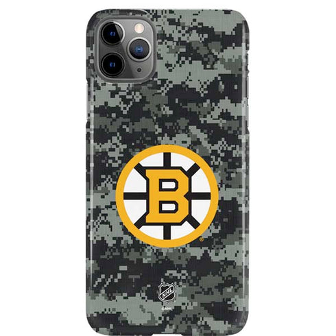 NHL Boston Bruins Camo iPhone 11 Pro Max Lite Case