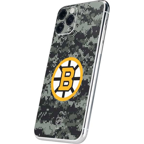 NHL Boston Bruins Camo iPhone 11 Pro Skin