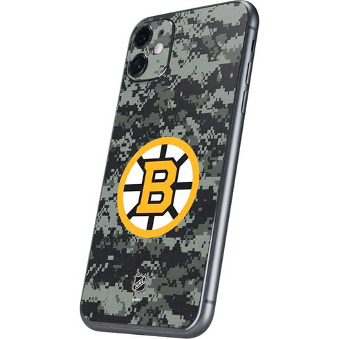 NHL Boston Bruins Camo iPhone 11 Skin
