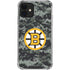 NHL Boston Bruins Camo iPhone 12 Clear Case