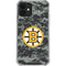 NHL Boston Bruins Camo iPhone 12 Mini Clear Case