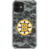 NHL Boston Bruins Camo iPhone 12 Mini Clear Case