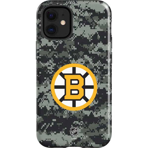 NHL Boston Bruins Camo iPhone 12 Mini Impact Case