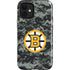 NHL Boston Bruins Camo iPhone 12 Mini Impact Case