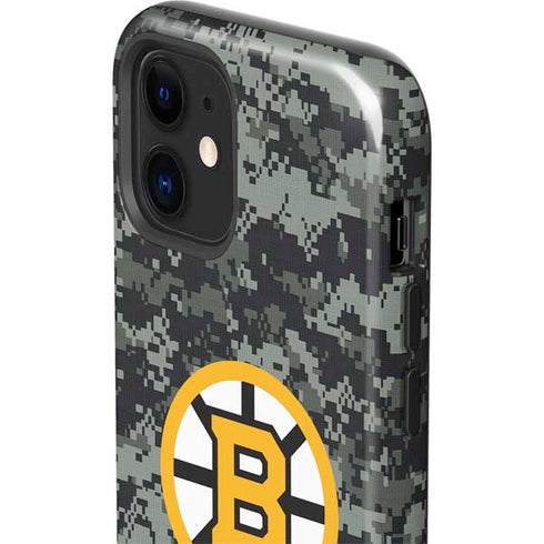 NHL Boston Bruins Camo iPhone 12 Mini Impact Case