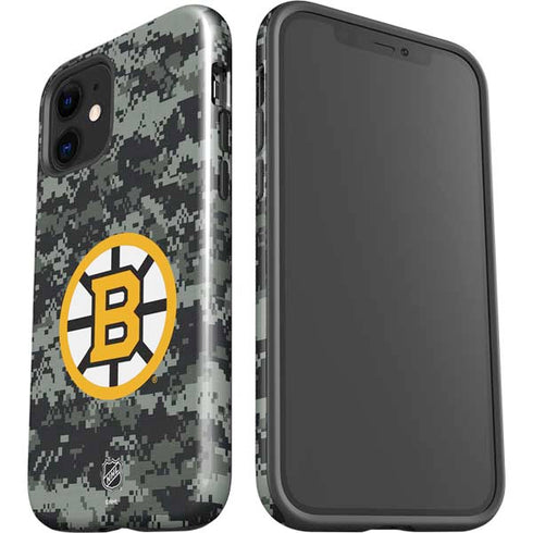 NHL Boston Bruins Camo iPhone 12 Mini Impact Case