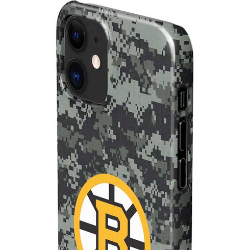 NHL Boston Bruins Camo iPhone 12 Mini Lite Case