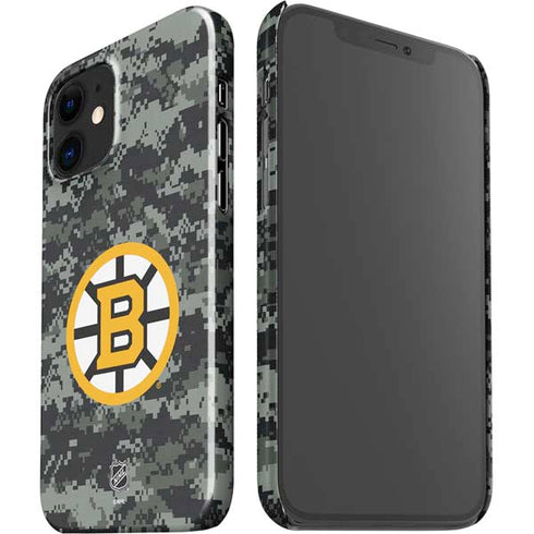 NHL Boston Bruins Camo iPhone 12 Mini Lite Case
