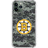 NHL Boston Bruins Camo iPhone 12 Pro Clear Case