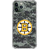 NHL Boston Bruins Camo iPhone 12 Pro Max Clear Case