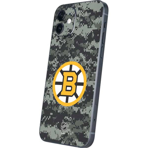 NHL Boston Bruins Camo iPhone 12 Skin