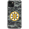 NHL Boston Bruins Camo iPhone 13 Mini Clear Case