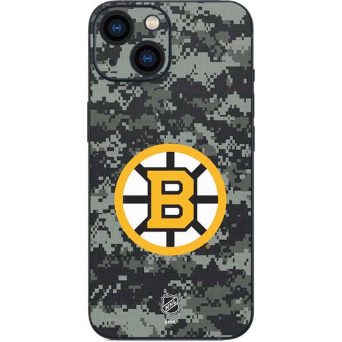 NHL Boston Bruins Camo iPhone 13 Mini Skin
