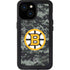 NHL Boston Bruins Camo iPhone 13 Mini Waterproof Case