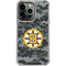 NHL Boston Bruins Camo iPhone 13 Pro Clear Case