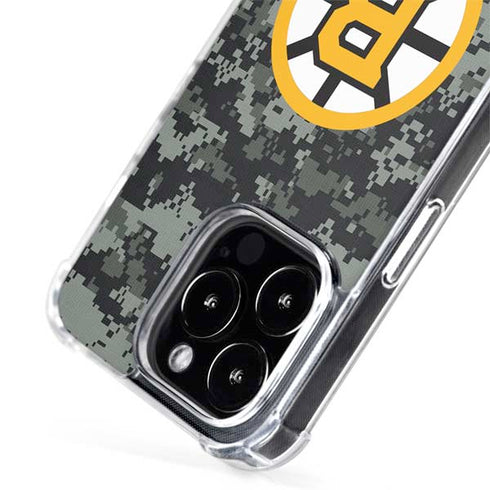 NHL Boston Bruins Camo iPhone 13 Pro MagSafe Case