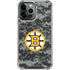 NHL Boston Bruins Camo iPhone 13 Pro Max Clear Case