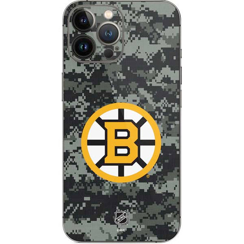 NHL Boston Bruins Camo iPhone 13 Pro Max Skin