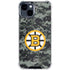 NHL Boston Bruins Camo iPhone 14 Clear Case