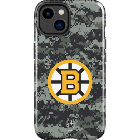 NHL Boston Bruins Camo iPhone 14 Plus Impact Case