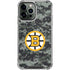 NHL Boston Bruins Camo iPhone 14 Pro Max Clear Case
