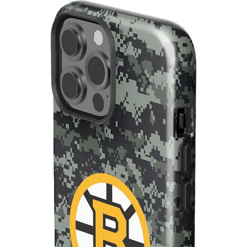 NHL Boston Bruins Camo iPhone 14 Pro Max Impact Case