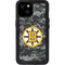 NHL Boston Bruins Camo iPhone 15 Plus Waterproof Case