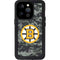 NHL Boston Bruins Camo iPhone 15 Pro Waterproof Case