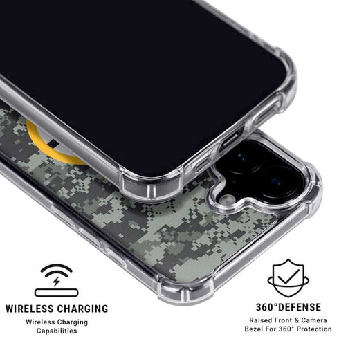 NHL Boston Bruins Camo iPhone 16 Clear Case
