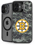 NHL Boston Bruins Camo iPhone 16 Kickstand Case