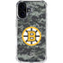 NHL Boston Bruins Camo iPhone 16 Plus Clear Case