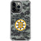 NHL Boston Bruins Camo iPhone 16 Pro Clear Case