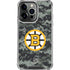 NHL Boston Bruins Camo iPhone 16 Pro Max Clear Case