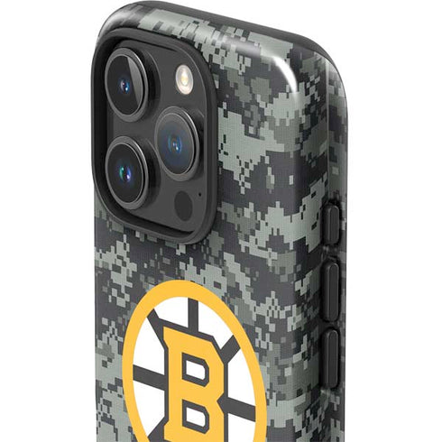 NHL Boston Bruins Camo iPhone 16 Pro Max Impact Case